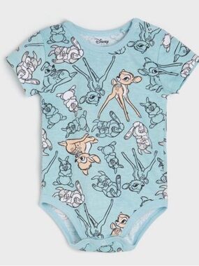 Disney Baby Blue Bambi One-Piece Bodysuit